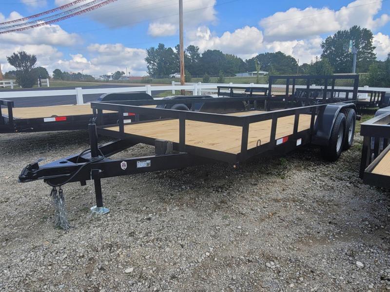 2021 L&O Manufacturing 6'4" x 16' Tandem Axle Utility Trailer 2021 L&O Manufacturing 6'4" x 16' Tandem Axle Utility Trailer
