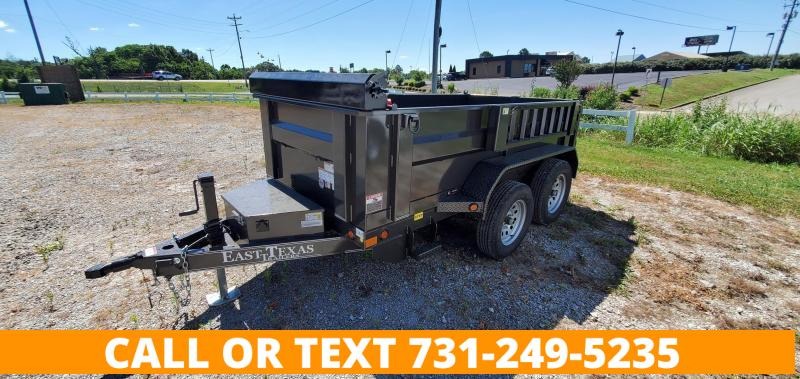 2021 East Texas 60" x 10' Dump Trailer With 2-3.5K Axles and 24" SIdes 2021 East Texas 60" x 10' Dump Trailer With 2-3.5K Axles and 24" SIdes