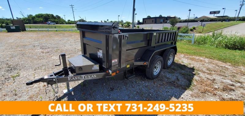 2021 East Texas 60" x 10' Dump Trailer With 2-3.5K Axles and 24" SIdes 2021 East Texas 60" x 10' Dump Trailer With 2-3.5K Axles and 24" SIdes