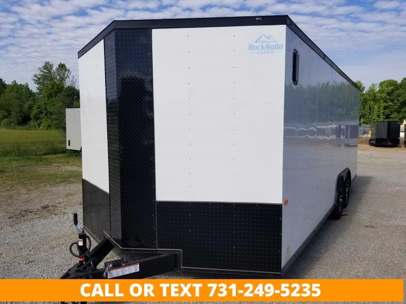 2022 Rock Solid Cargo 8.5' X 20' Tandem Axle Black Out Enclosed Cargo Trailer with 6" additional height 2022 Rock Solid Cargo 8.5' X 20' Tandem Axle Black Out Enclosed Cargo Trailer with 6" additional height