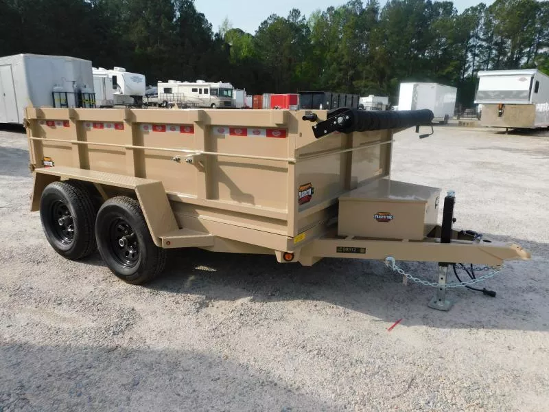 2025 Covered Wagon Trailers Prospector 6x10 with 5200LB Axles  Dump Trailer