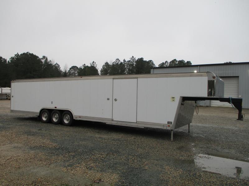 1986 Gold Rush Custom Trailers Gooseneck Car / Racing Trailer LOADED 1986 Gold Rush Custom Trailers Gooseneck Car / Racing Trailer LOADED