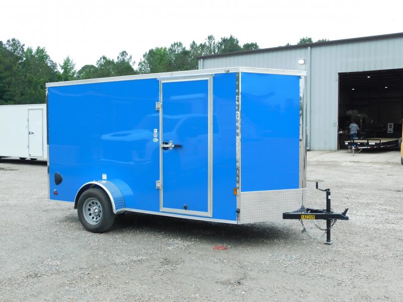 2023 Continental Cargo Sunshine 6x12 Vnose with Ramp Door Cargo / Enclosed Trailer