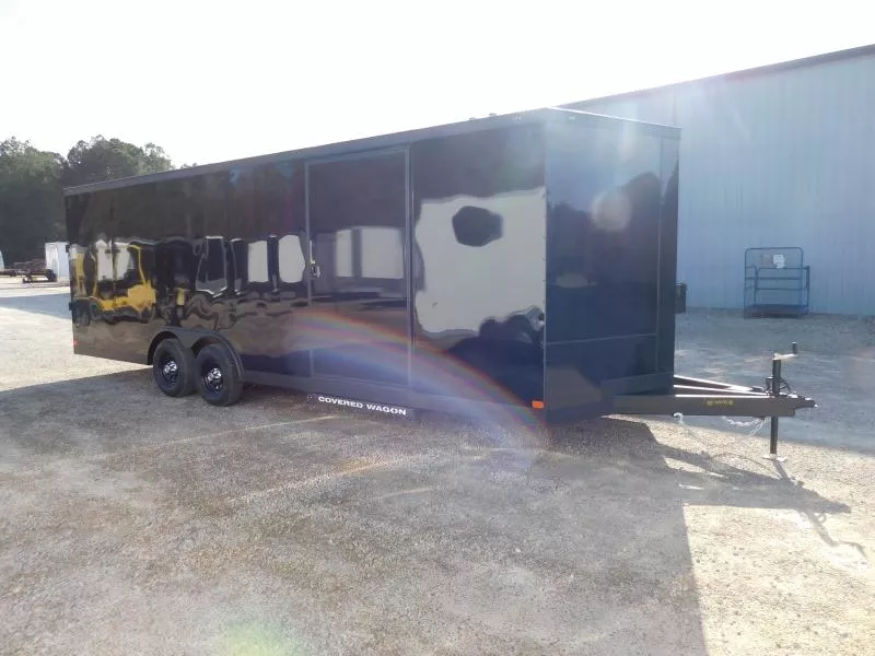 2026 Covered Wagon Trailers Gold Series 8.5x24 w/5200lb Axles 7' Inside Car / Racing Trailer