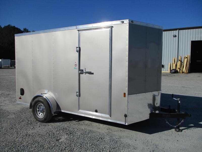 2022 Continental Cargo Sunshine 7x12 Vnose Single Axle Cargo Trailer 2022 Continental Cargo Sunshine 7x12 Vnose Single Axle Cargo Trailer