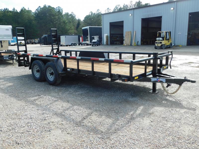 2024 Texas Bragg Trailers 18' Big Pipe with 6000lb Axles Equipment