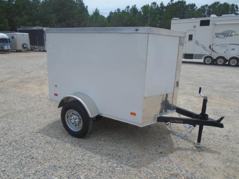 2022 Covered Wagon Gold Series 4x6 Vnose with Swing Open Rear Enclosed Cargo Trailer 2022 Covered Wagon Gold Series 4x6 Vnose with Swing Open Rear Enclosed Cargo Trailer