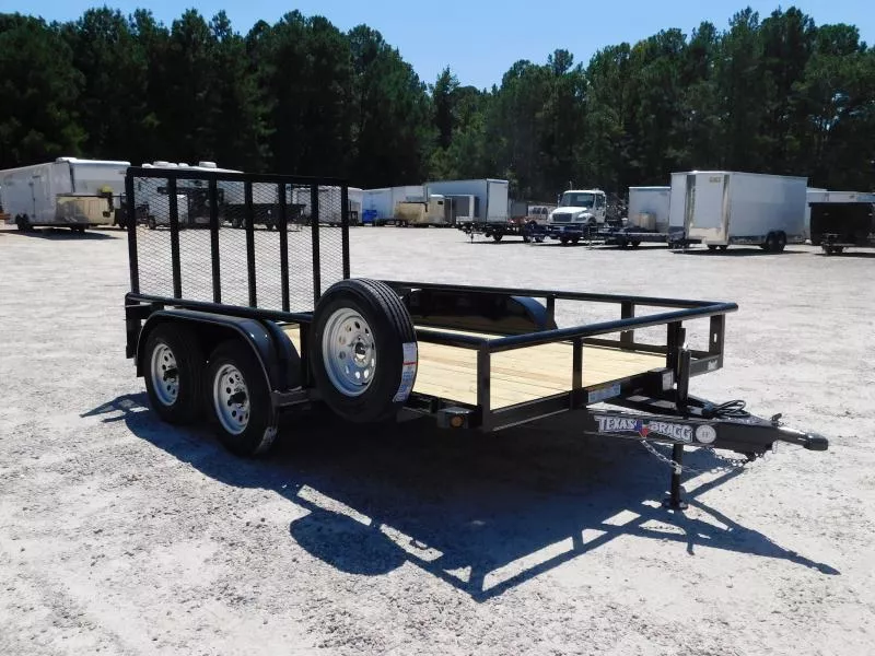 2025 Texas Bragg Trailers 12P Commercial Grade with Heavy Duty Rear Tailgate Utility Trailer