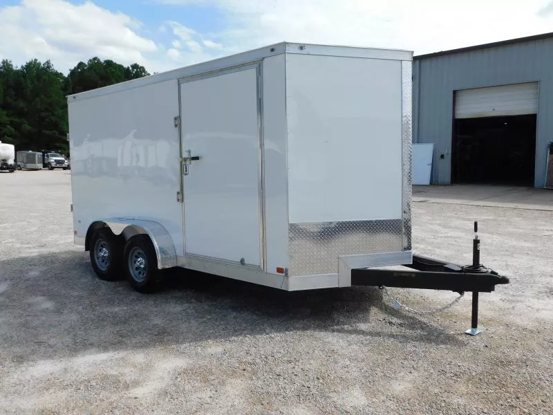 2025 Covered Wagon Trailers  7x14 Vnose  with Ramp Door $6395  Cargo / Enclosed Trailer