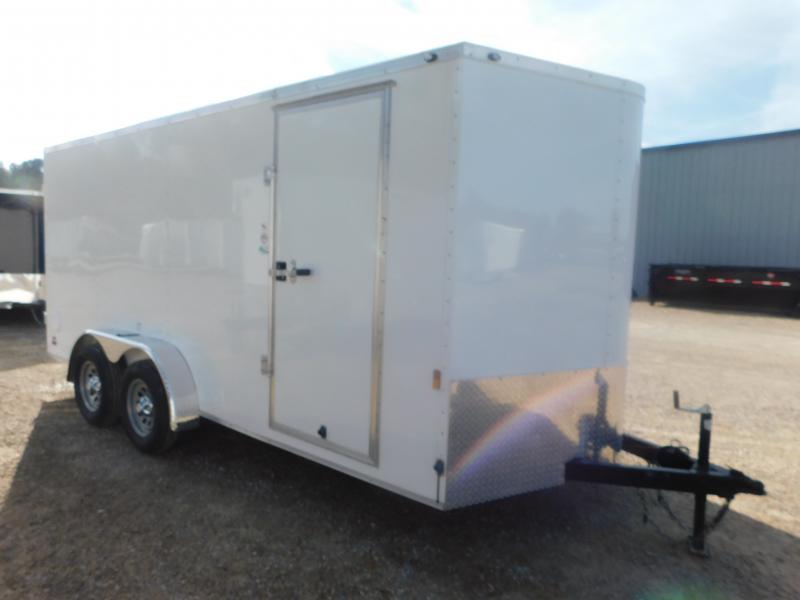 2023 Continental Cargo Sunshine 7x16 Vnose with Double Rear Doors Cargo / Enclosed Trailer 2023 Continental Cargo Sunshine 7x16 Vnose with Double Rear Doors Cargo / Enclosed Trailer
