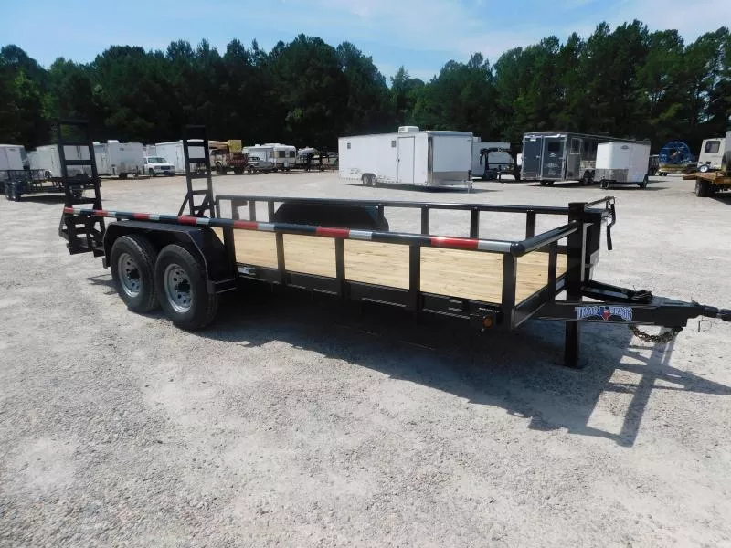 2024 Texas Bragg Trailers 18' Big Pipe with 6k Axles Equipment Trailer