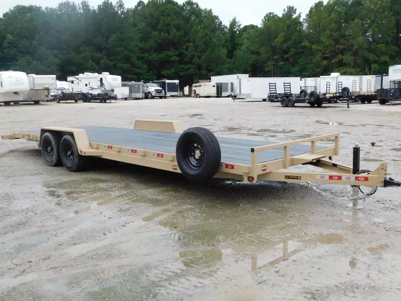 2026 Covered Wagon Trailers  7 X 24+2 Buggy Hauler  with 5200lb Axles Aluminum Ramps $7395  Equipment Trailer
