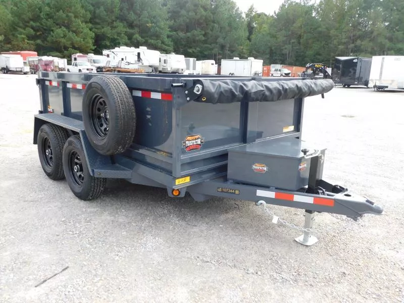 2026 Covered Wagon Trailers Prospector 6x10 with Tarp Dump Trailer