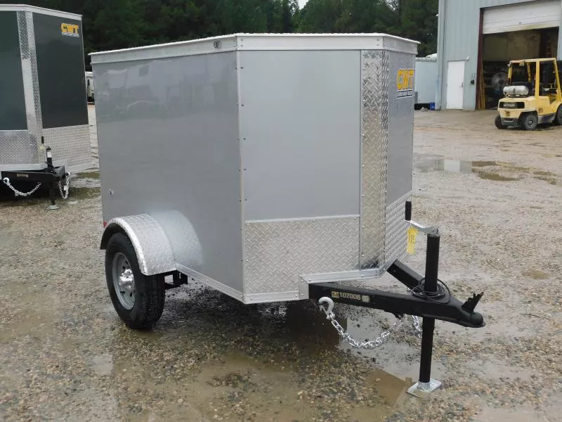 2026 Covered Wagon Trailers Gold Series 4x6 Vnose   Cargo / Enclosed Trailer