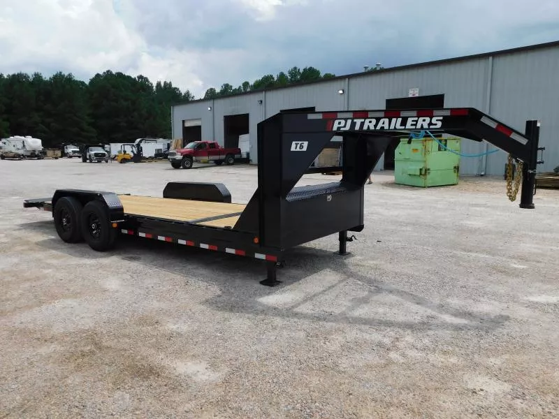 2026 PJ Trailers T6 20' Gooseneck Tilt Bed  with 7k Axles Equipment Trailer