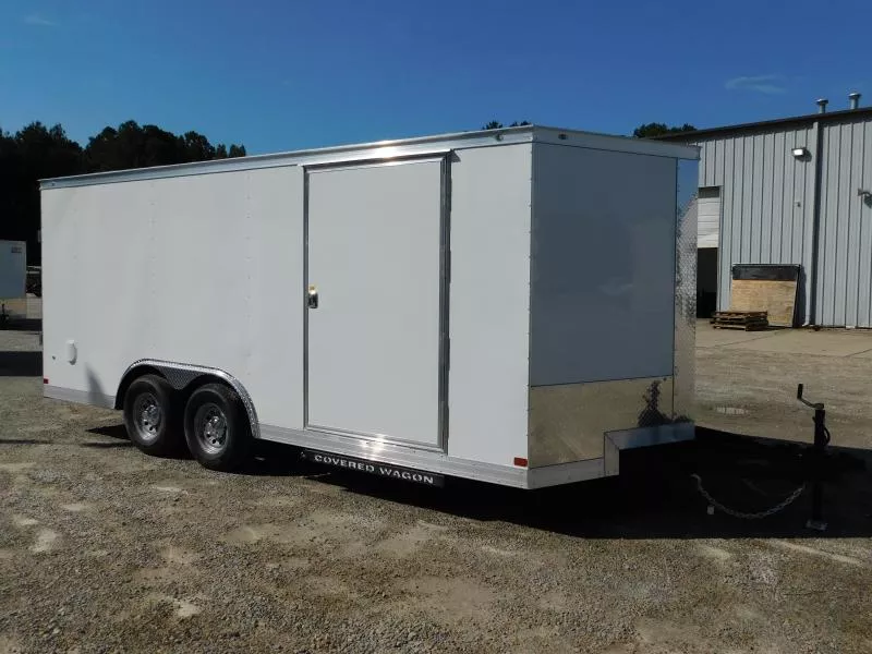 2025 Covered Wagon Trailers 8.5x18 with 5200lb Axles Car / Racing Trailer