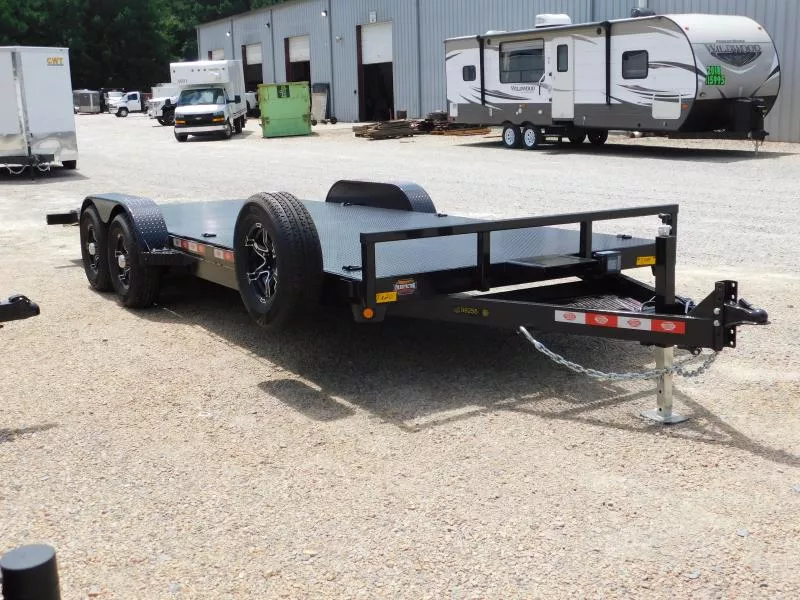 2026 Covered Wagon Trailers  20' Full Metal Deck Auto/Race Trailer with 5200lb Axles Aluminum Ramps Car / Racing Trailer