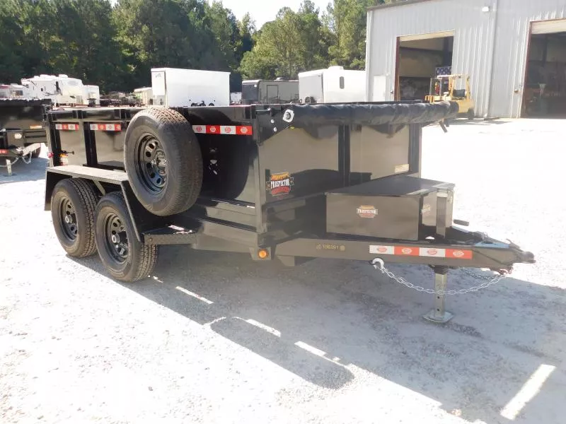 2026 Covered Wagon Trailers 2026 Covered Wagon Prospector 6x10  with Tarp  Dump Trailer