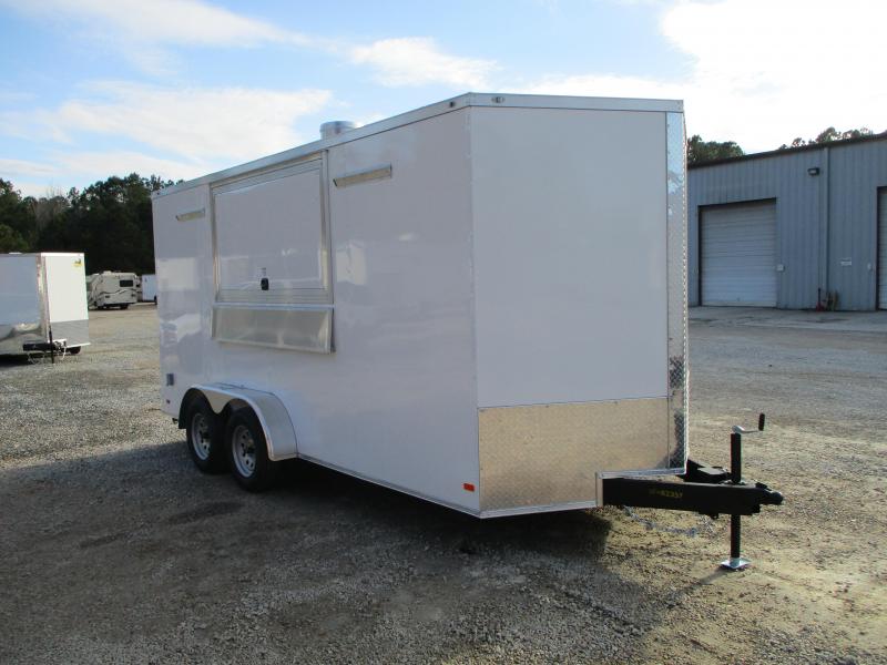 2021 Covered Wagon Trailers 7 x 16 Vending / Concession Trailer with Hood and Sink Package 2021 Covered Wagon Trailers 7 x 16 Vending / Concession Trailer with Hood and Sink Package