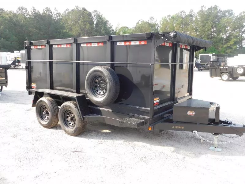 2025 Covered Wagon Trailers Prospector 6x12 with 48" Sides  Dump Trailer