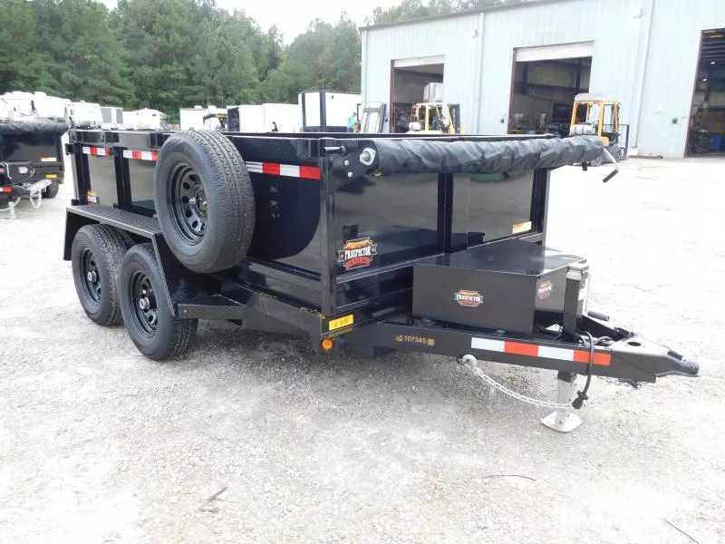 2026 Covered Wagon Trailers Prospector 6x10 with Tarp Dump Trailer