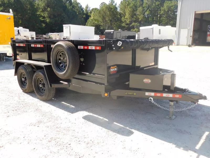 2025 Covered Wagon Trailers Prospector 6x12 with 5200LB Axles  Dump Trailer