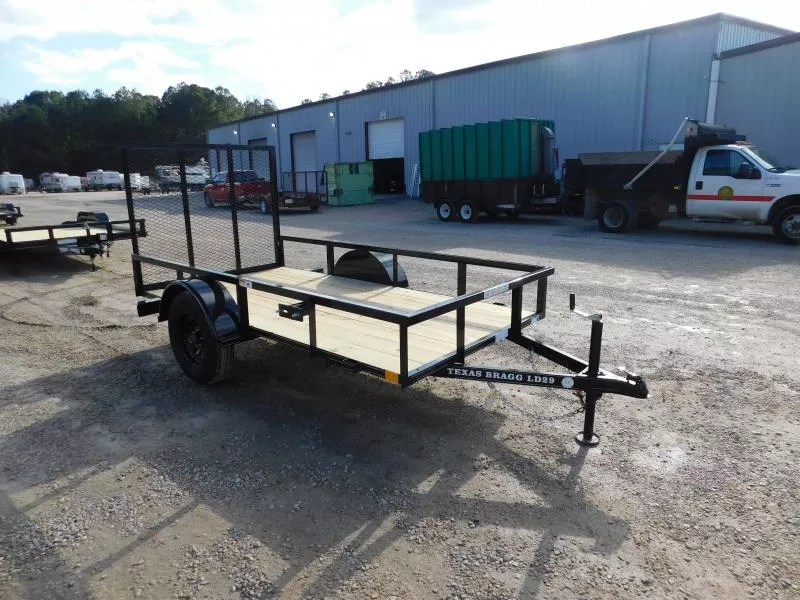 2026 Texas Bragg Trailers 5x10LD with Rear Gate Utility Trailer