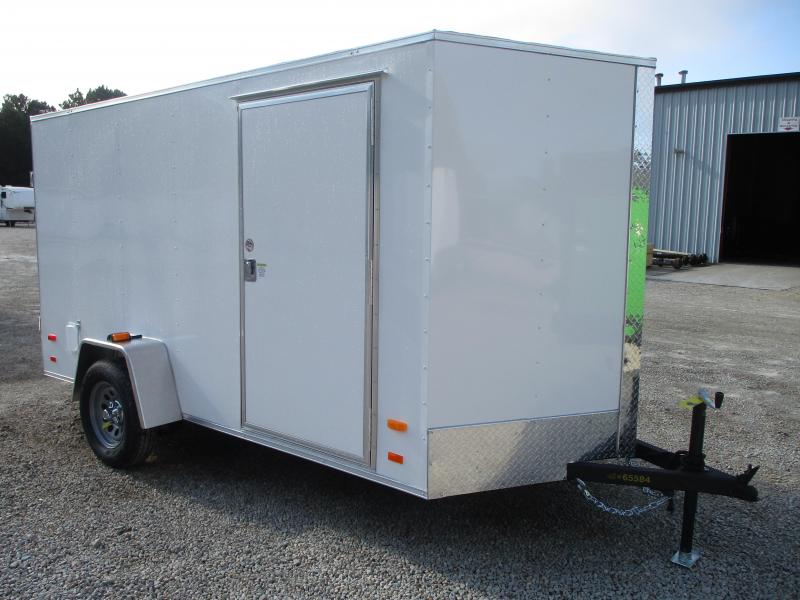 PRICE BUSTER 2021 Covered Wagon Trailers Silver Series 6x12 Vnose Enclosed Cargo Trailer with Double Rear Doors PRICE BUSTER 2021 Covered Wagon Trailers Silver Series 6x12 Vnose Enclosed Cargo Trailer with Double Rear Doors