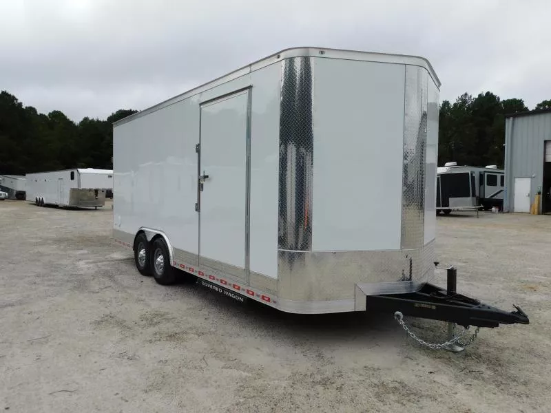 2026 Covered Wagon Trailers Gold Series 8.5x20 with 18" Extra Height and 7K Axles Car / Racing Trailer
