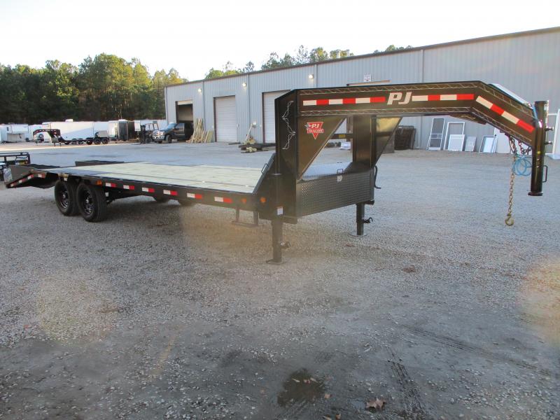 2021 PJ Trailers LS 20+5 Deckover Gooseneck Equipment Trailer with 7k Axles 2021 PJ Trailers LS 20+5 Deckover Gooseneck Equipment Trailer with 7k Axles