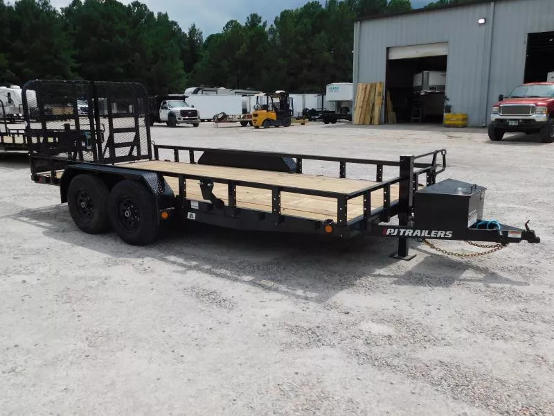 2026 PJ Trailers  83"x16' UL  with 5200lb Axles Heavy Duty Gate  Utility Trailer