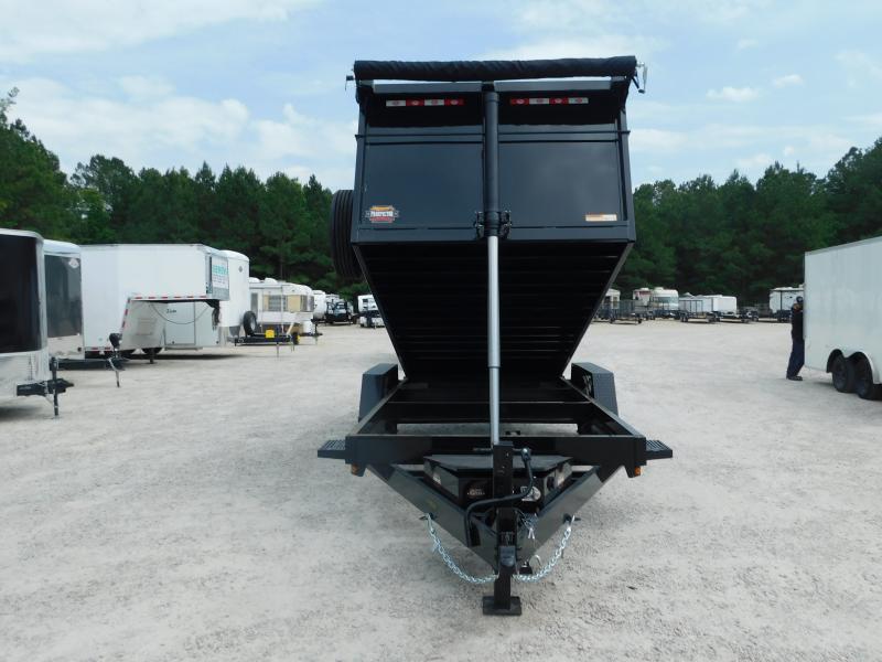 2023 Covered Wagon Trailers Prospector 7x16 Telescoping with 4' Sides