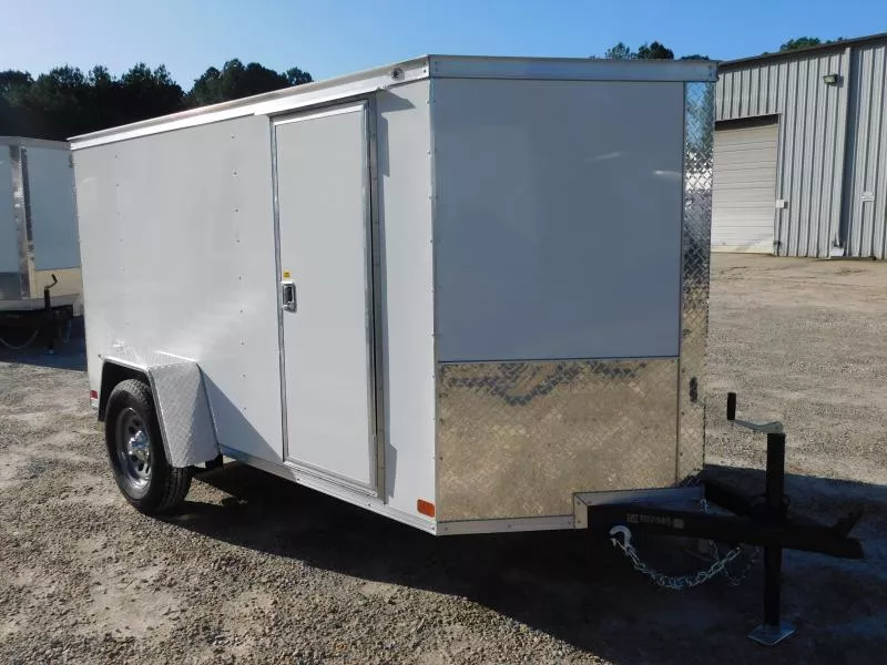 2026 Covered Wagon Trailers Gold Series 5x10 Vnose with Side Door and Ramp  Cargo / Enclosed Trailer