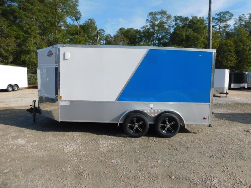 2022 Continental Cargo Sunshine 7x14 Tandem with Ramp Door Motorcycle