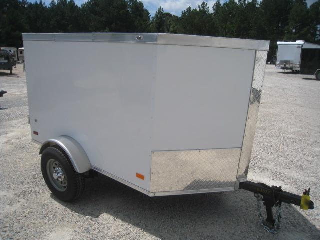 2021 Covered Wagon Trailers Gold Series 4x6 Vnose Enclosed Cargo Trailer with Swing Open Rear Door 2021 Covered Wagon Trailers Gold Series 4x6 Vnose Enclosed Cargo Trailer with Swing Open Rear Door