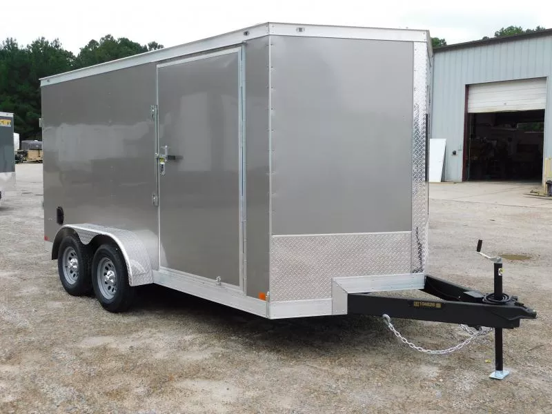 2025 Covered Wagon Trailers  Gold Series 7x14 Vnose  with Ramp Door Cargo / Enclosed Trailer
