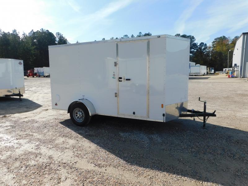 2023 Continental Cargo Sunshine 6x12 Vnose with Ramp Door Cargo / Enclosed Trailer