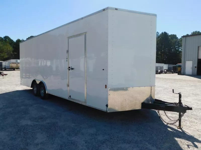 2023 Continental Cargo 8.5X24' Vnose with 12" Extra Height and 5200lb Axles Car / Racing Trailer