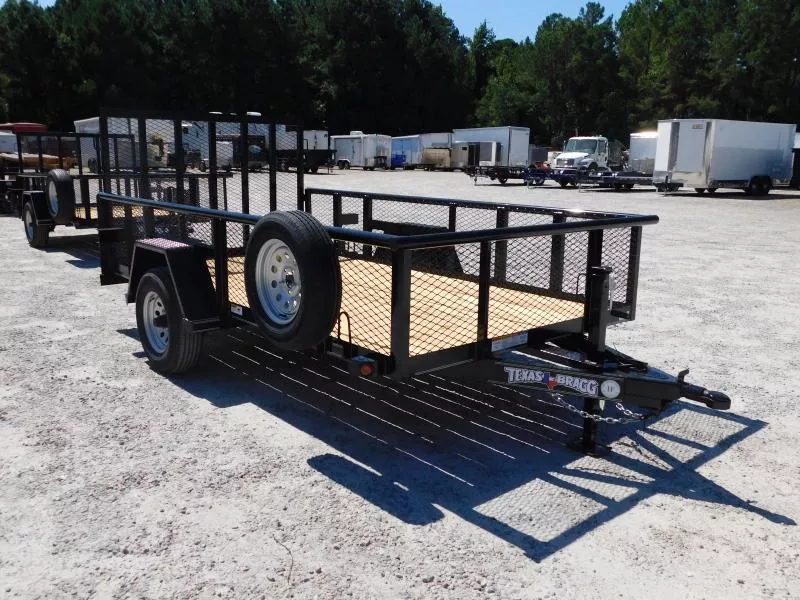 2026 Texas Bragg Trailers 6x12P Heavy Duty with 24" Expanded Metal Sides 5.2K Axle Utility Trailer