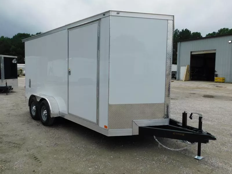 2025 Covered Wagon Trailers  7x16 Vnose Heavy Duty Upgrades  5200LB Axles Extras $9695  Cargo / Enclosed Trailer
