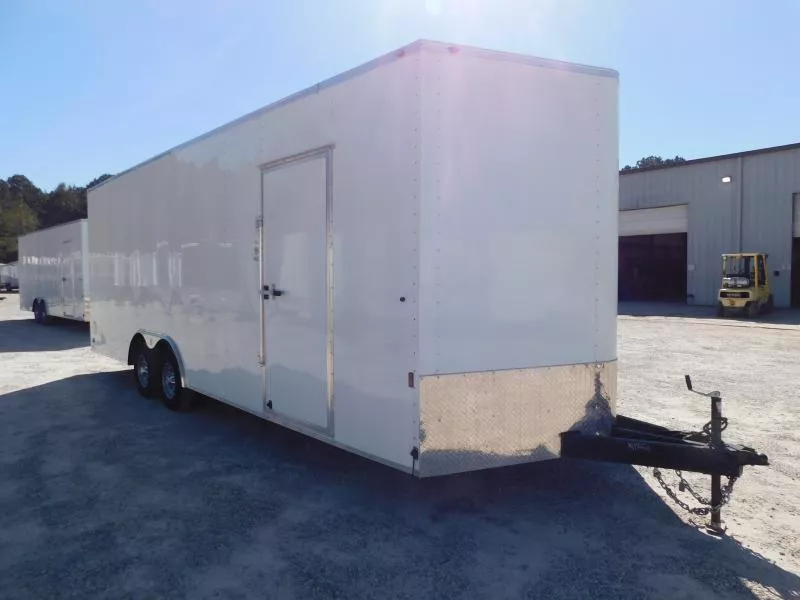 2023 Continental Cargo 8.5X24' Vnose with 12" Extra Height and 5200lb Axles Car / Racing Trailer