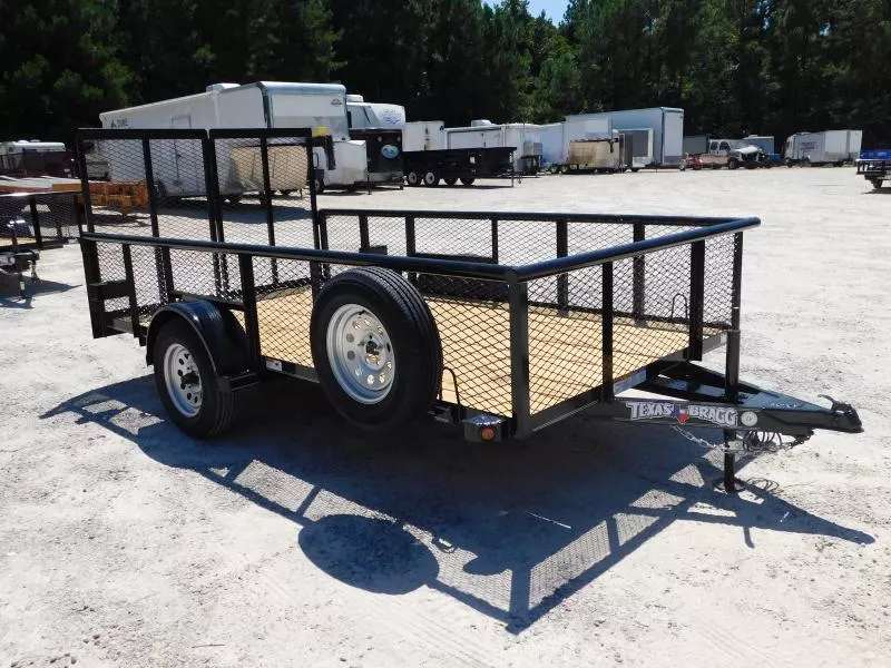 2026 Texas Bragg Trailers  6x12P Heavy Duty with 24" Expanded Metal Sides Utility Trailer