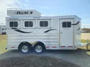 2026 Platinum Coach 3-Horse Bumper Pull Trailer