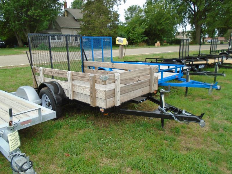 2021 GE 5x8 3 board side w/ gate Utility Trailer 2021 GE 5x8 3 board side w/ gate Utility Trailer