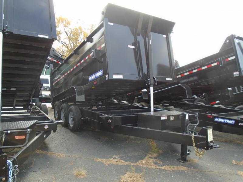 2022 Sure-Trac 82"x 16' 16K with 4' sides Dump Trailer 2022 Sure-Trac 82"x 16' 16K with 4' sides Dump Trailer