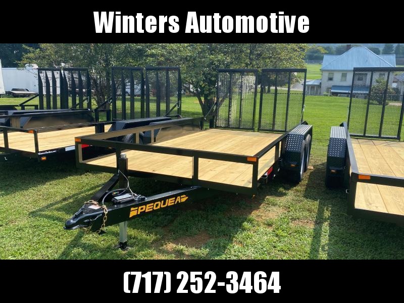 2022 Pequea 80x14TA Utility Trailer with ramps 2022 Pequea 80x14TA Utility Trailer with ramps