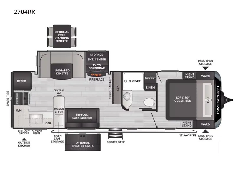 2023 Keystone RV passport 2704rk