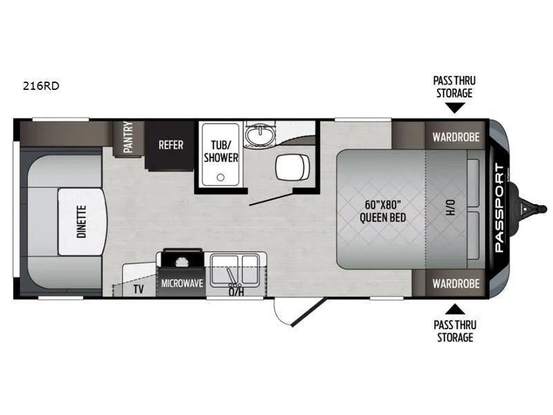 2019 Keystone RV passport 216rd