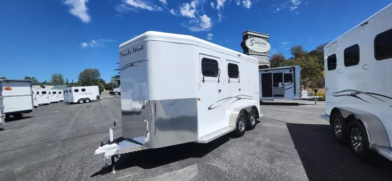 2026 Trails West BP 2H CLASSIC Horse Trailer