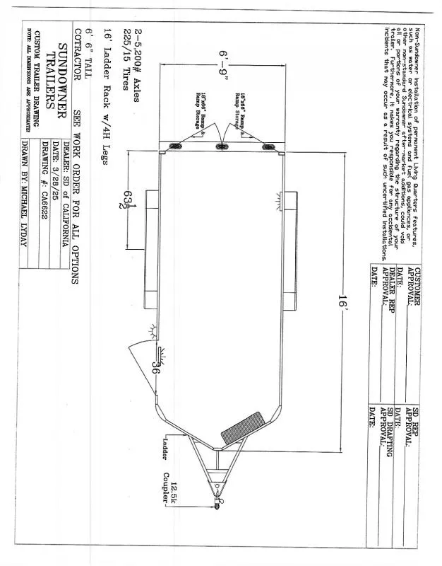 new Cargo (Enclosed) Trailers Sundowner Trailers  for sale, in Auburn, CA Thumbnail 2